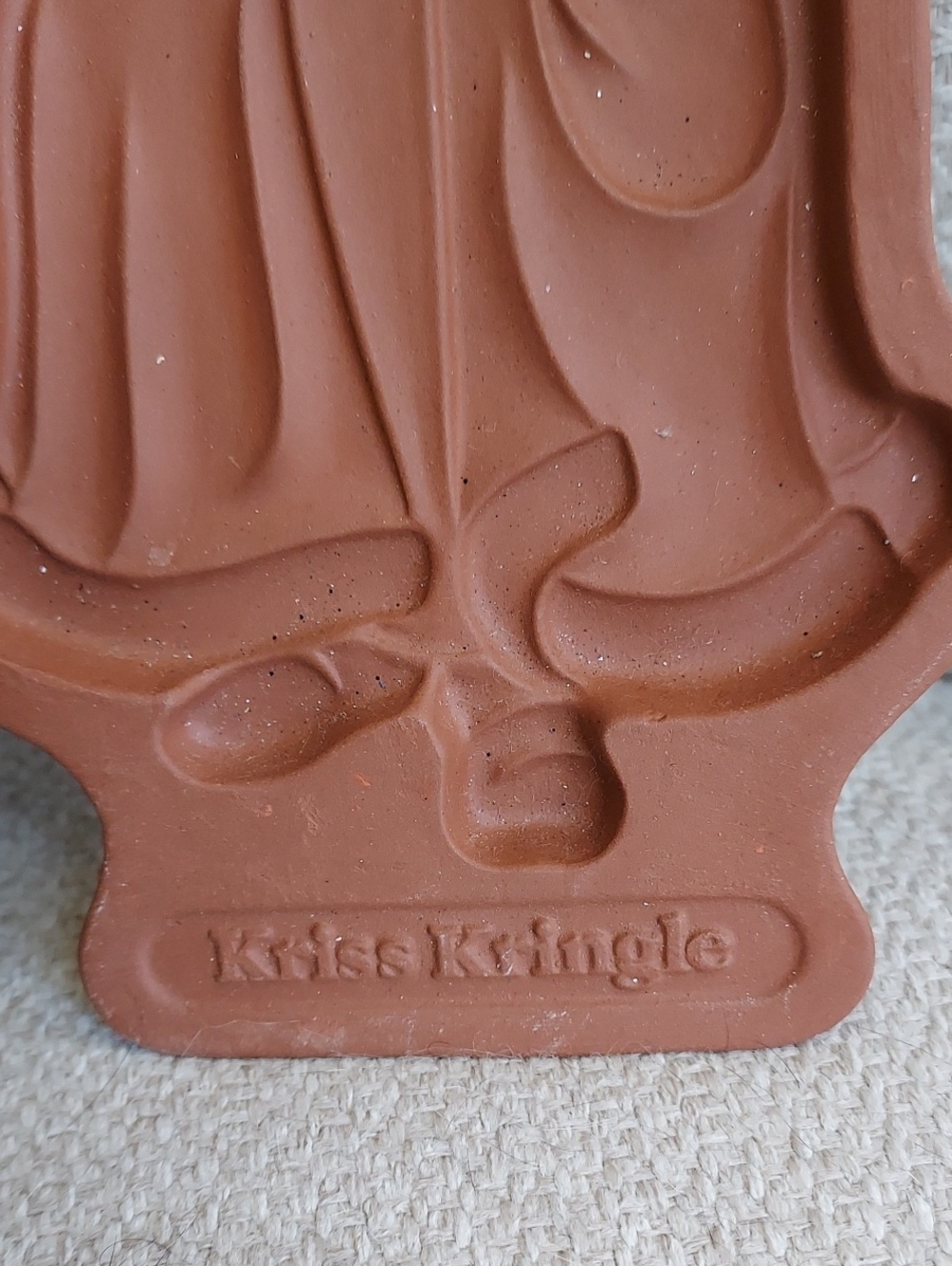 VINTAGE Longaberger St. Nick (1993) & Kriss Kringle (1991) Candy/Cookie Molds - Picture 4 of 14